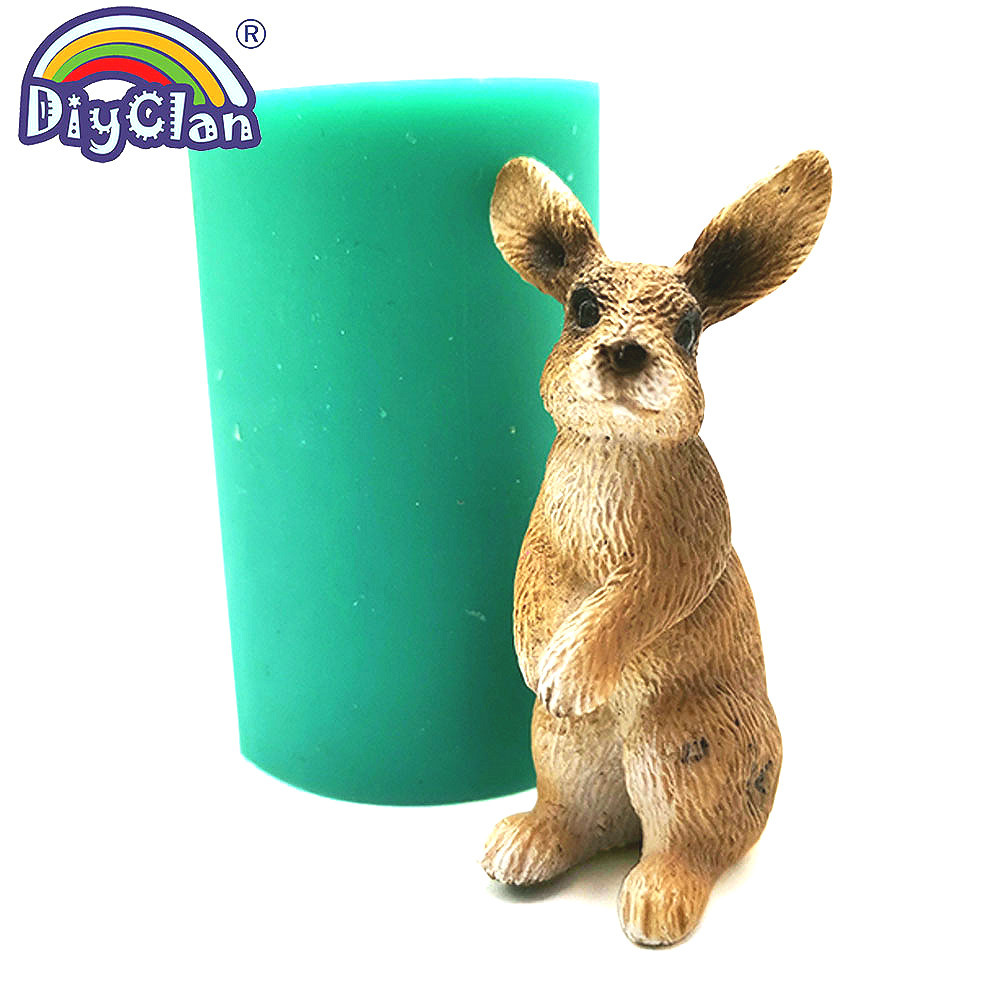 Bunny Cake Mold - 3D Simülasyon Tavşan silikon kalıp Kek