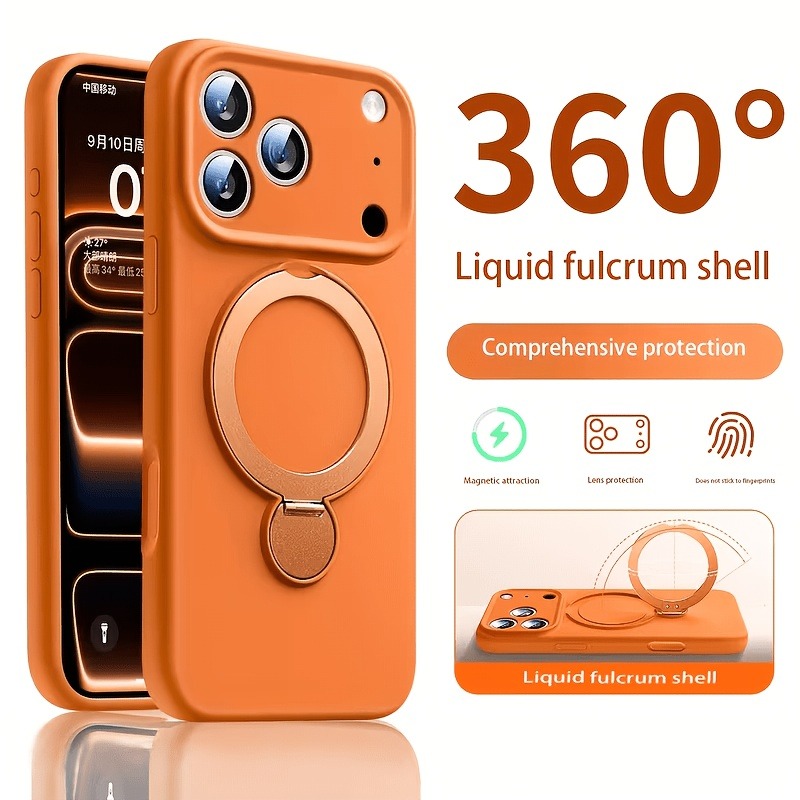 Taco Stand Holder - 360 Manyetik Standlı Sıvı Silikon Telefon