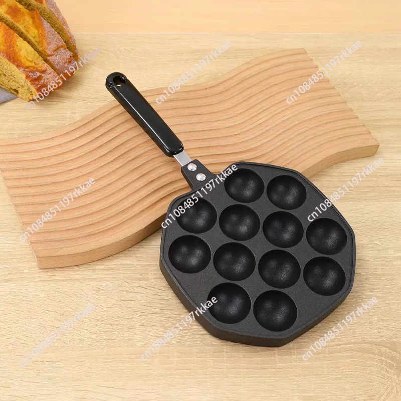 Takoyaki Grill Plate - Takoyaki Tavası 12 Kalıplı Takoyaki Yapıcı