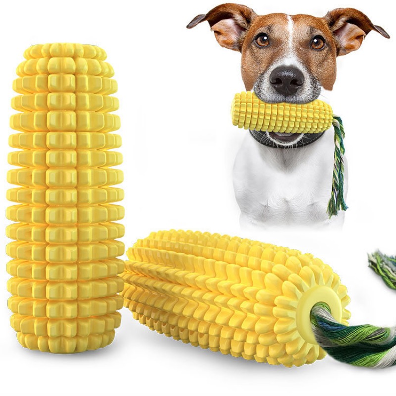 Corn Dog Stick - Gıcırtılı Mısır Köpeği Diş Fırçası Çiğneme