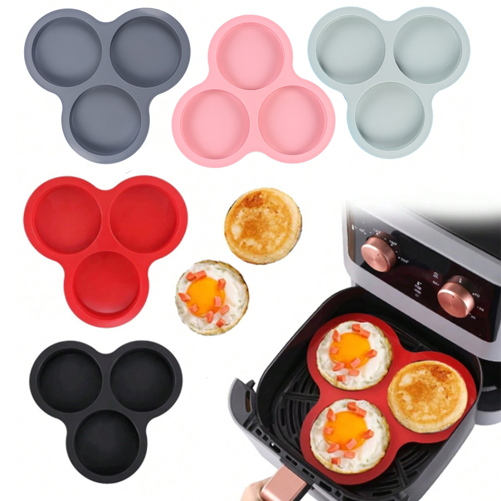 Egg Waffle Pan - Silikon Yumurta Kalıp Hava Fritöz Yumurta