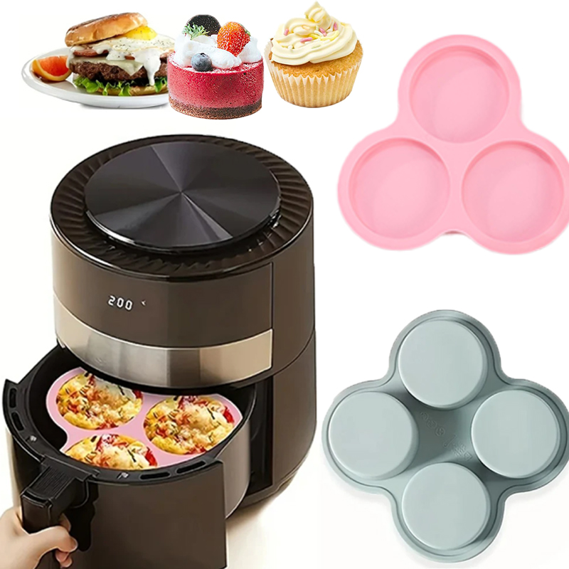 Egg Waffle Pan - Yeniden Kullanılabilir Silikon Air Fryer Yumurta