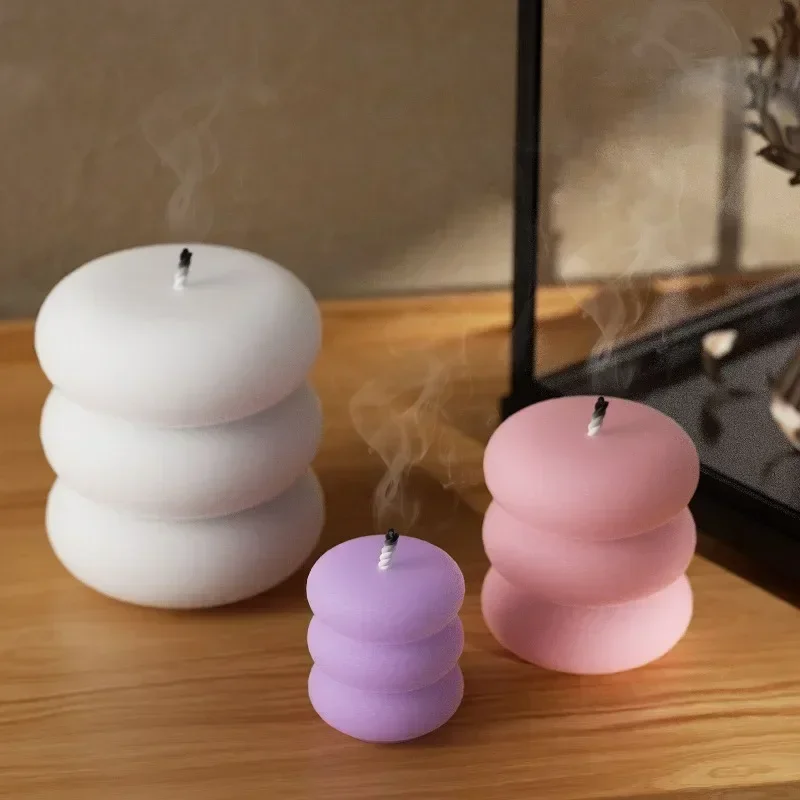 Donut Mold Silicone - Yeni Ürün Patlaması 3D Yaratıcı İstiflenebilir