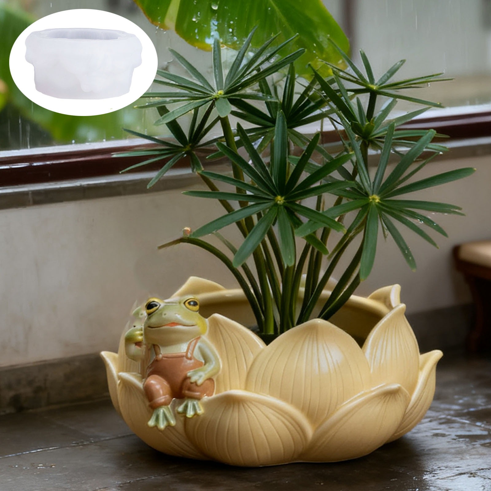 Potsticker Mold - Bitki Saksı Kalıbı Esnek Silikon Saklama