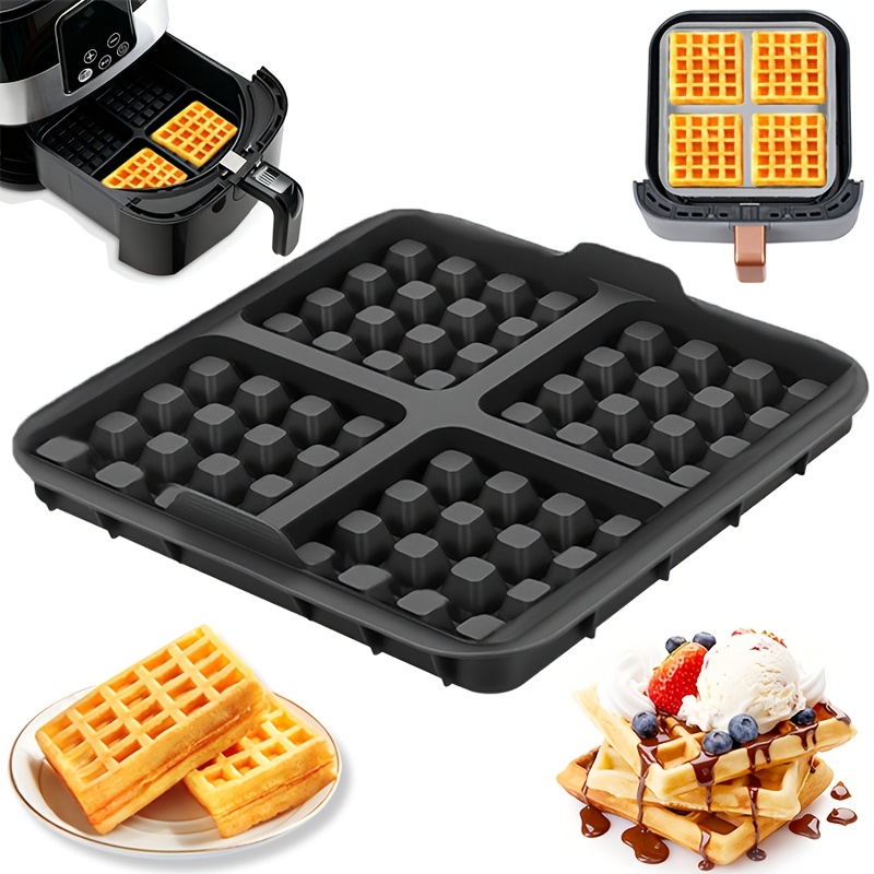 Mini Pancake Griddle - Kare Waffle Kalıbı, Air Fryer için