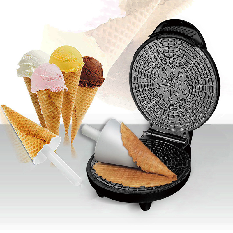 Waffle Cone Maker - Elektrikli çıtır yumurta rulo makinesi ev