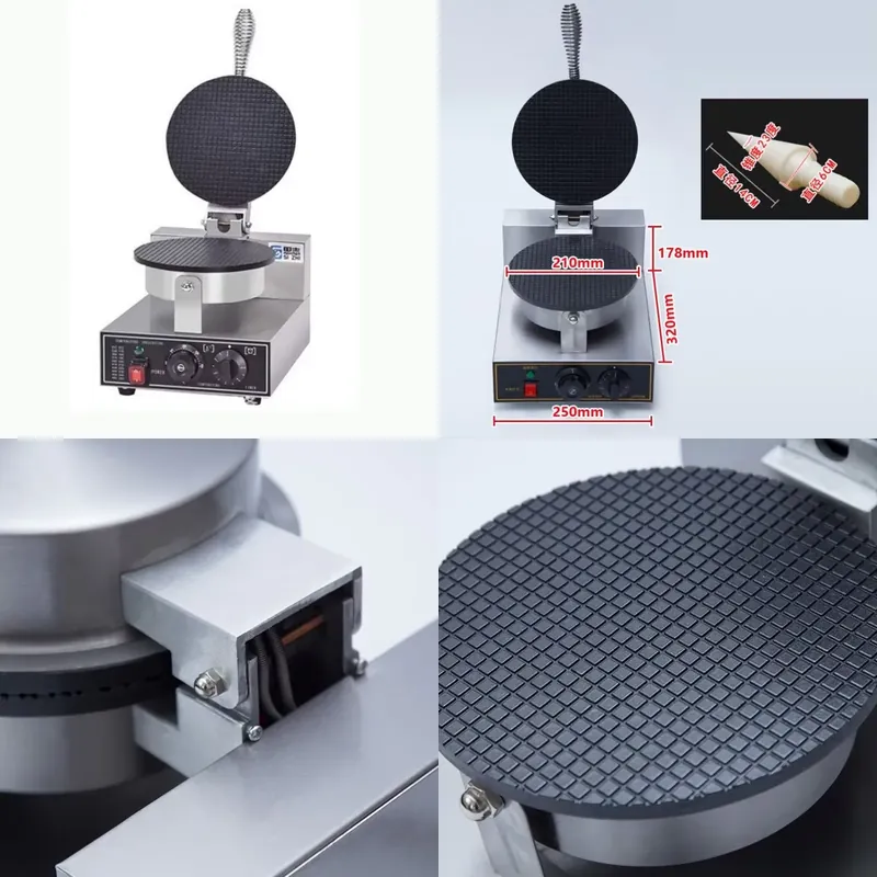 Waffle Cone Maker - TEBAK Fabrika Atıştırmalık Makineleri Elektrikli Waffle
