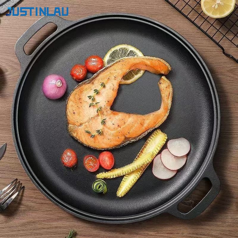 Cast Iron Corn - JUSTINLAU Çift Kulaklı kızartma tavası Dökme