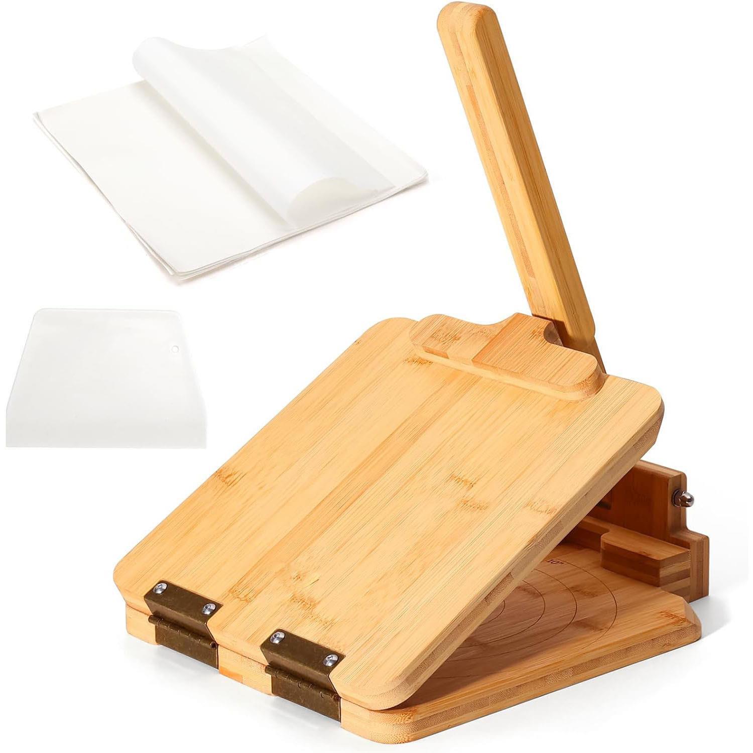 Dumpling Press Set - Çok satan bambu ve ahşap tortilla