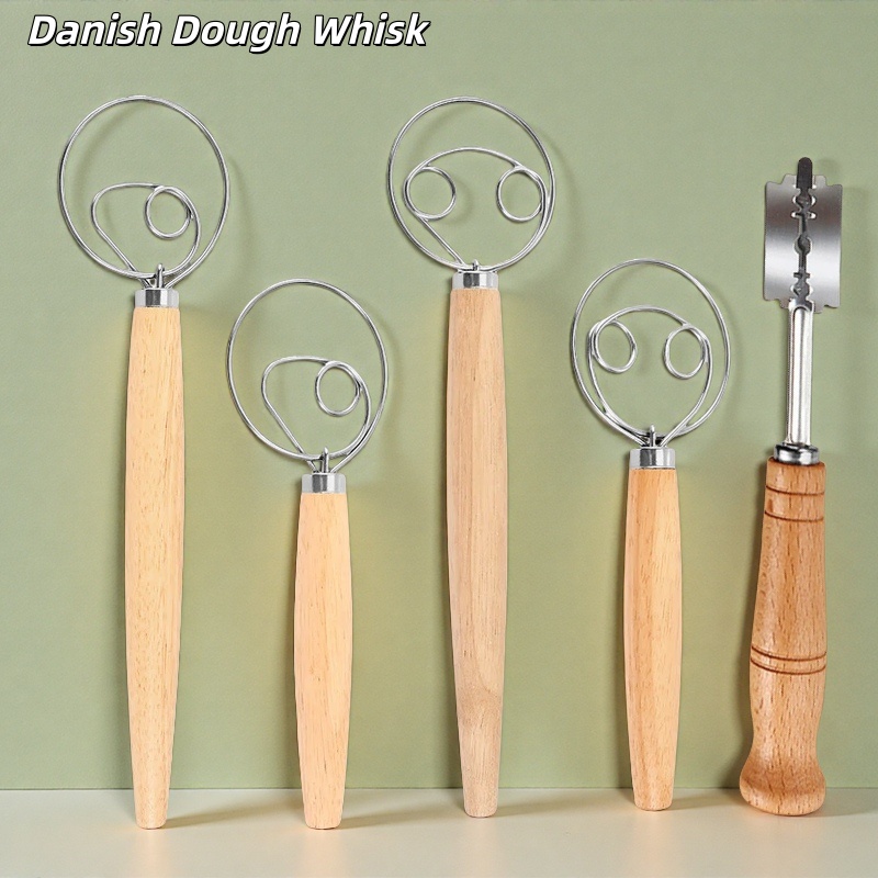 Danish Pancake Pan - 304 Paslanmaz Çelik Hamur Çırpıcısı, Pürüzsüz