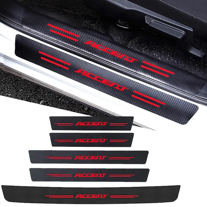 Crepe Pan Carbon - Araba Styling Kapı Eşik Eşiği Anti