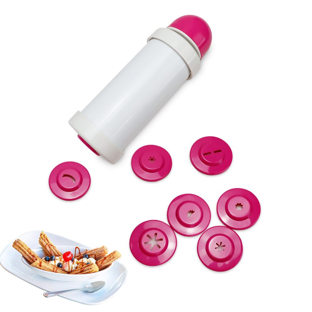 Churros Maker Gun - Plastik Churro yapımcısı kiti taşınabilir Churrera