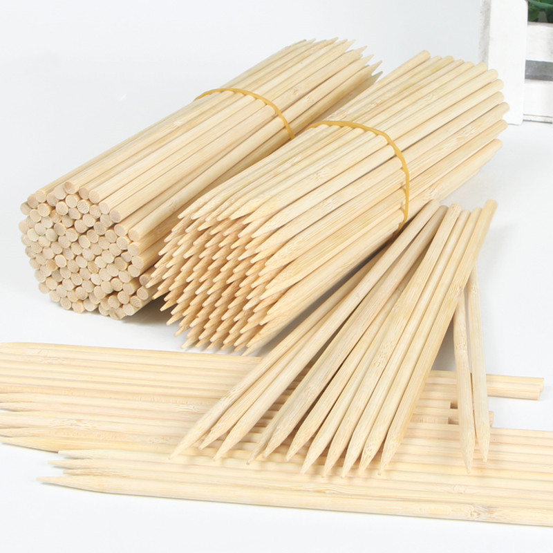 Corn Dog Stick - 20/30/40cm x 5mm bambu ahşap barbekü