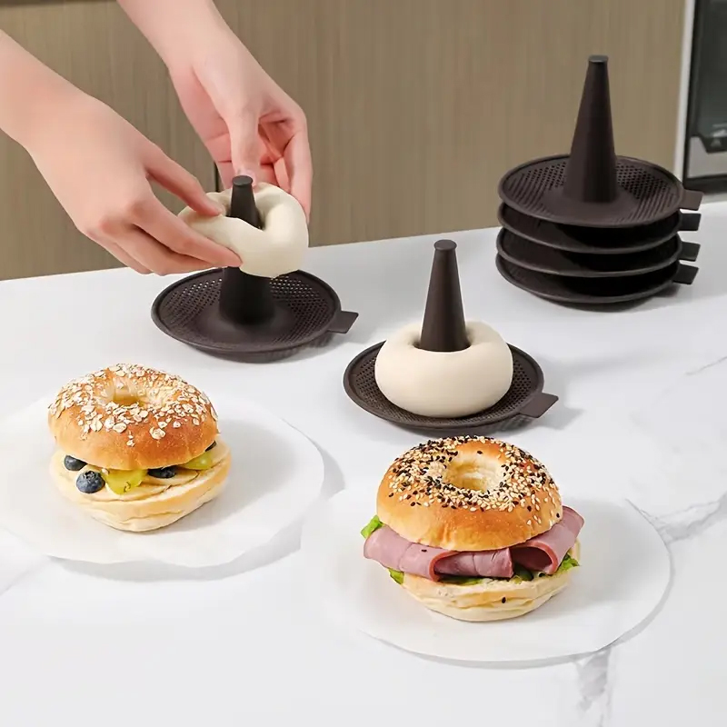 Donut Mold Silicone - 6/12 adet pişirme kalıp seti silikon