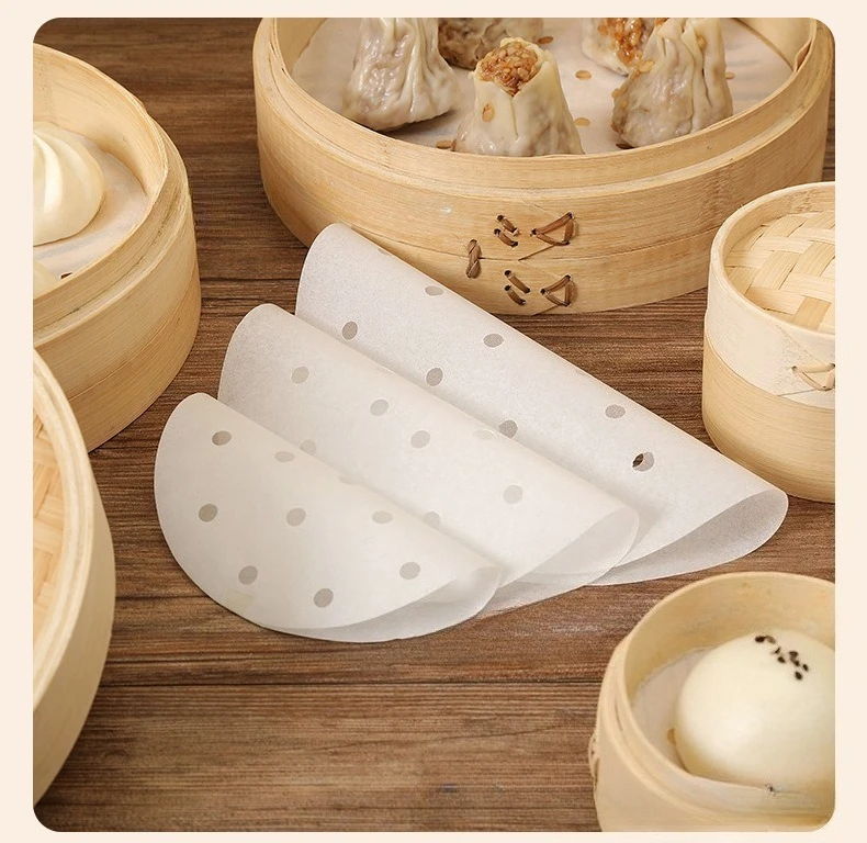 Bao Steamer Bamboo - 100 Adet Gıda Sınıfı Tek Kullanımlık