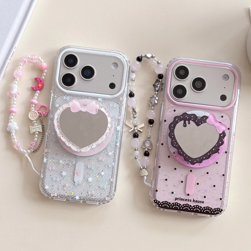 Taco Stand Holder - Kore Pullu Fiyonklu Puantiyeli Manyetik Telefon