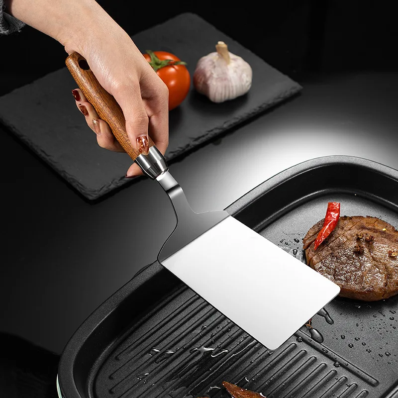 Paslanmaz Çelik Kare Kafa Bift - Okonomiyaki Spatula incelemesi ve fiyatı