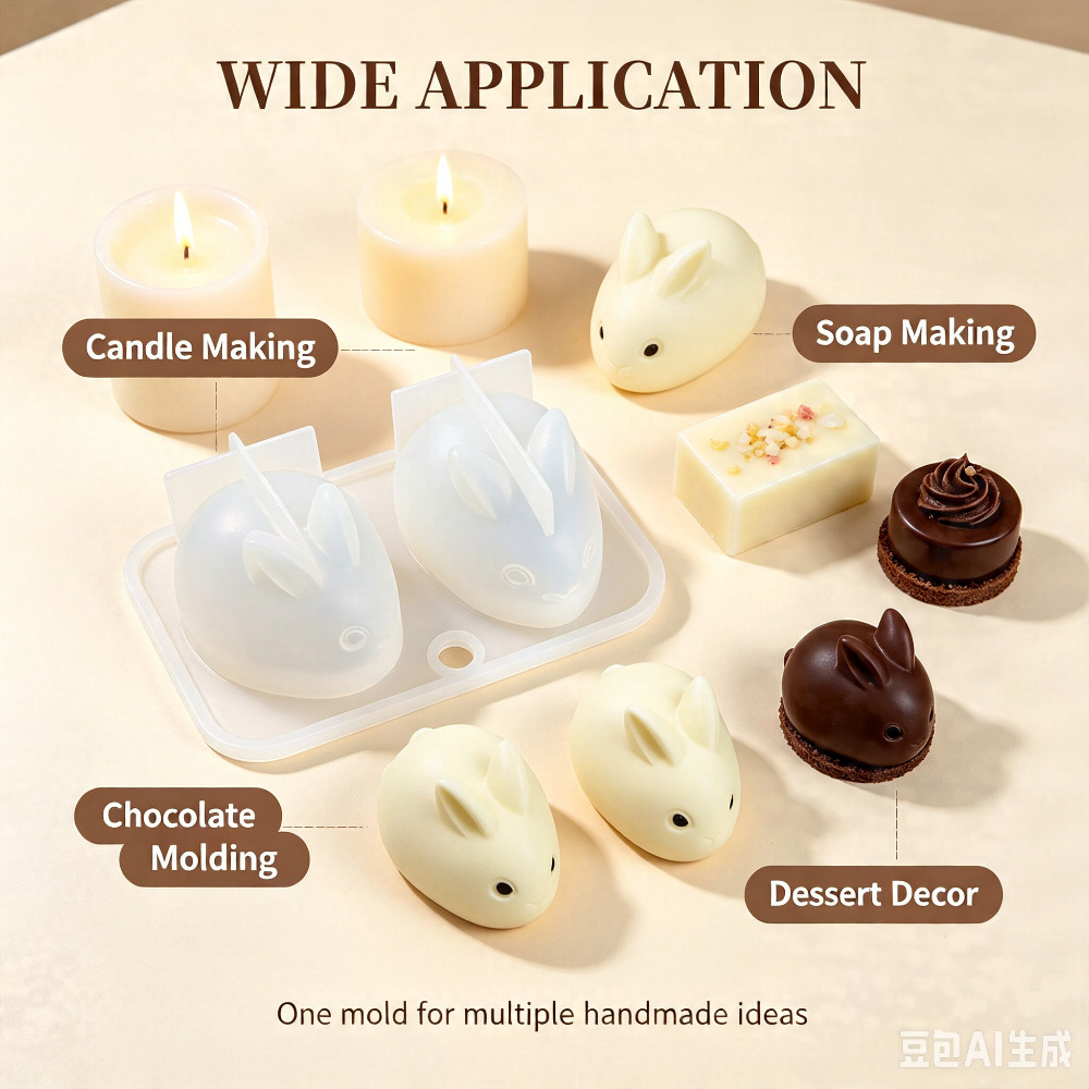 3D Mini Tavşan silikon kalıp G - Bunny Cake Mold incelemesi ve fiyatı