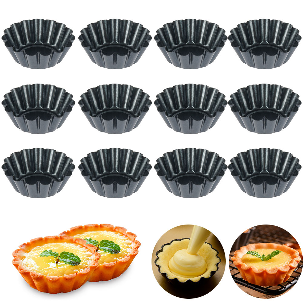 12 adet Pan kalıp Mold Quiche  - Egg Waffle Pan incelemesi ve fiyatı