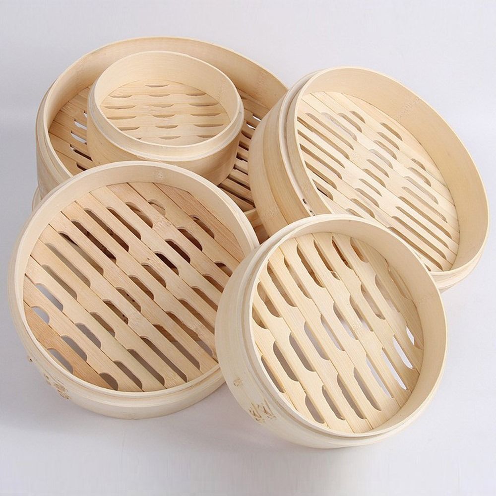 Bambu vapur sepeti kapaklı ham - Bao Steamer Bamboo incelemesi ve fiyatı