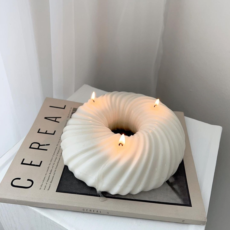 Büyük Donut şekli silikon mum  - Donut Mold Silicone incelemesi ve fiyatı