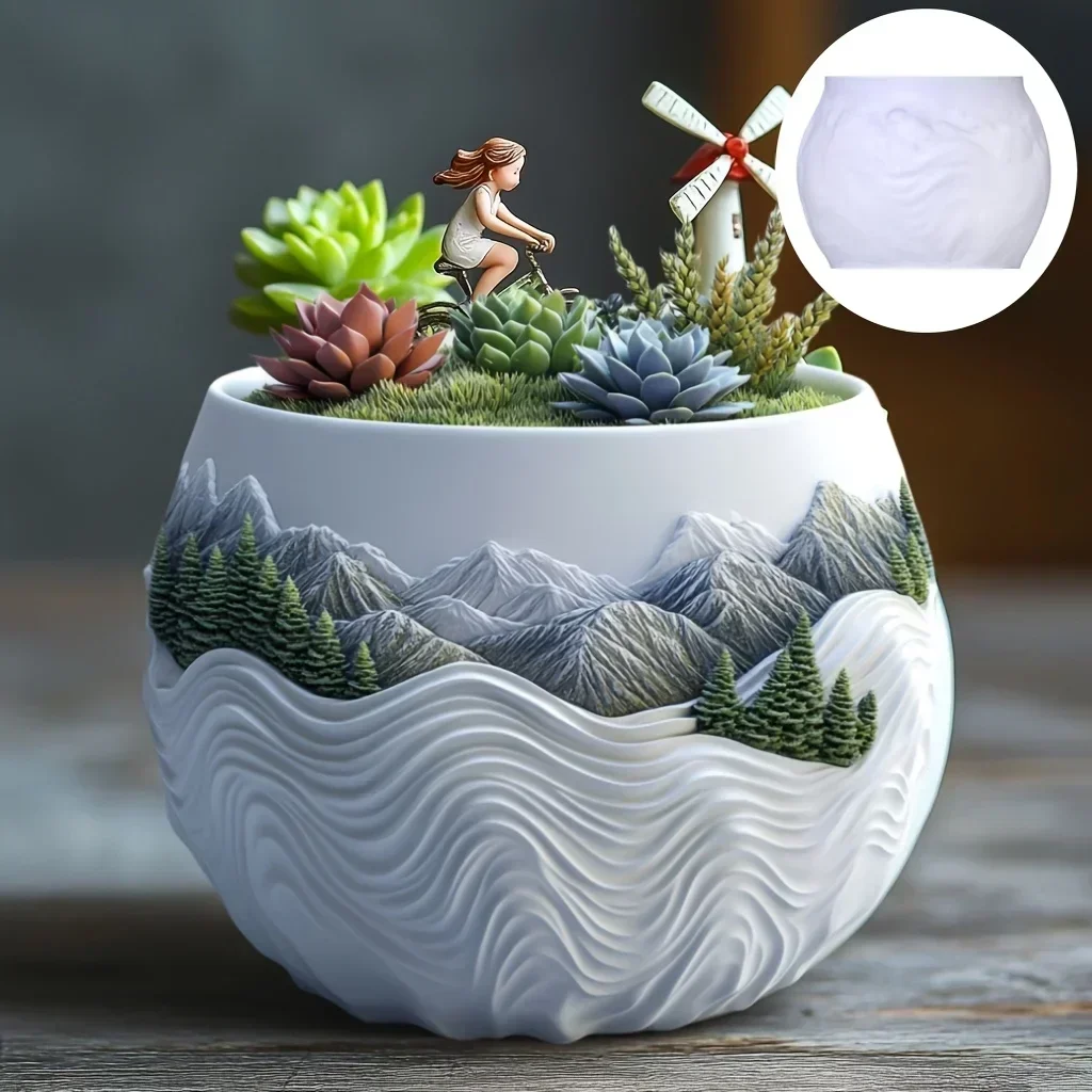 Dağ kabartma etli bitki saksı  - Potsticker Mold incelemesi ve fiyatı