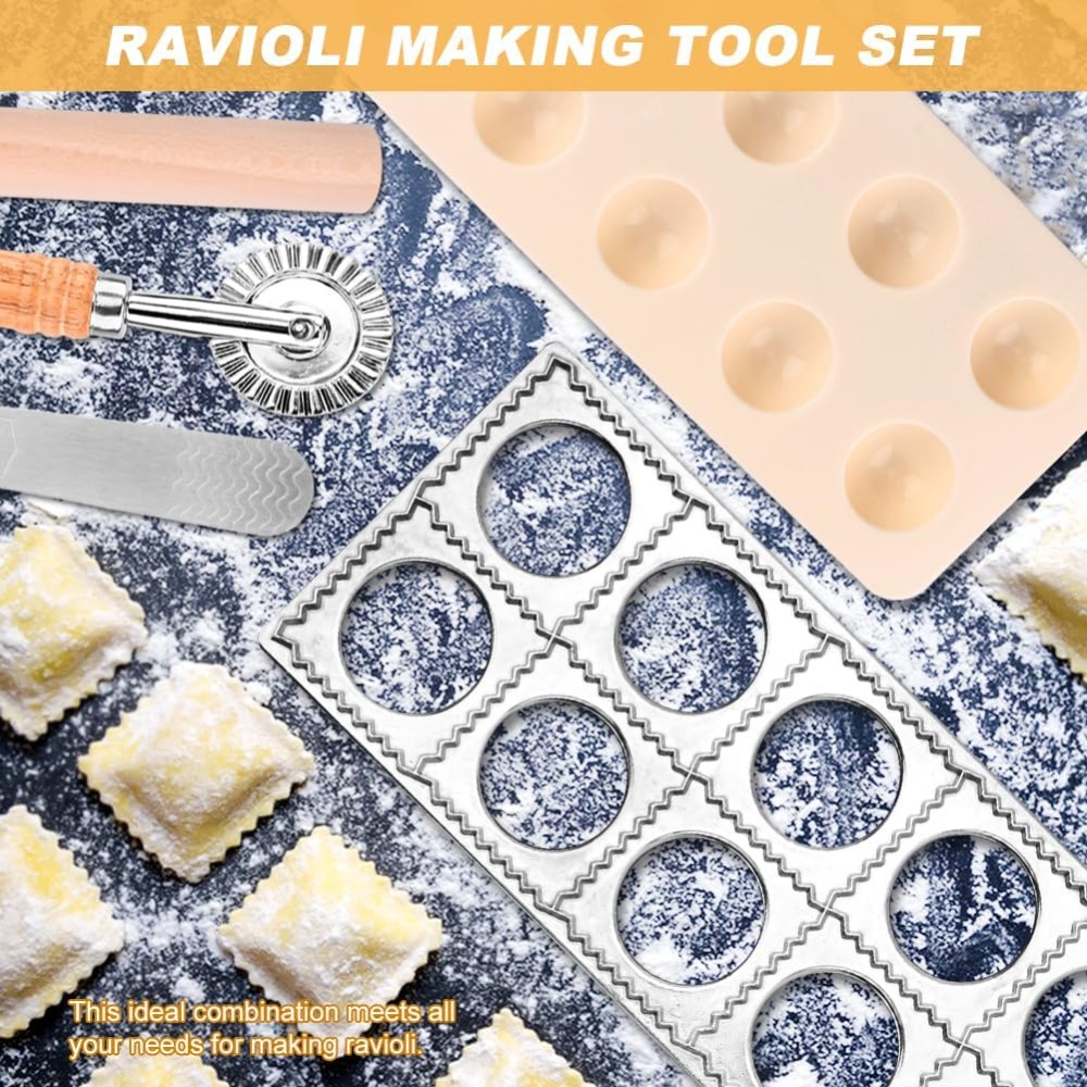 12 Delikli Ravioli Kalıp Seti, - Dumpling Press Set incelemesi ve fiyatı