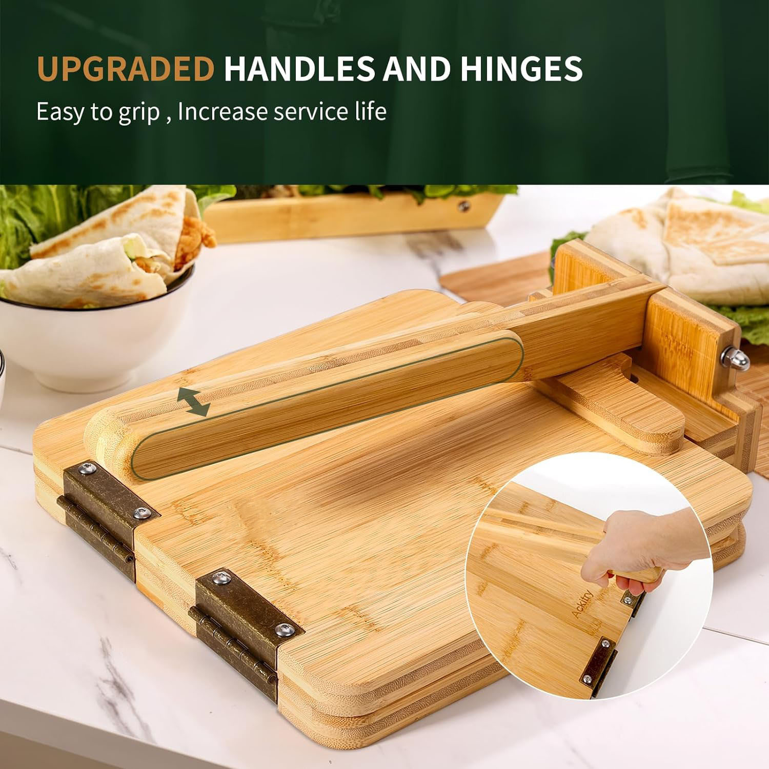 Çok satan bambu ve ahşap torti - Dumpling Press Set incelemesi ve fiyatı