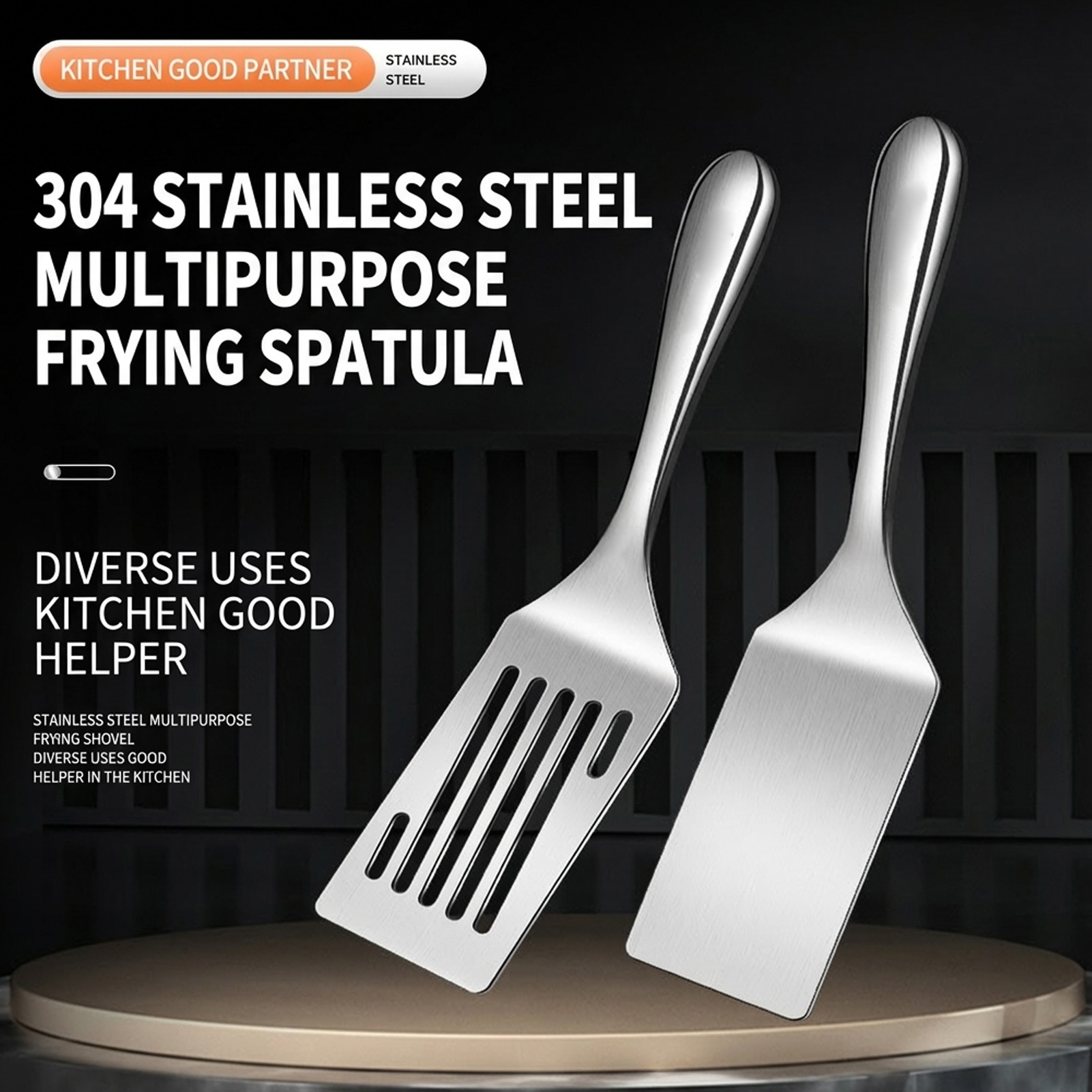 Paslanmaz Çelik Spatula Kısa S - Okonomiyaki Spatula incelemesi ve fiyatı
