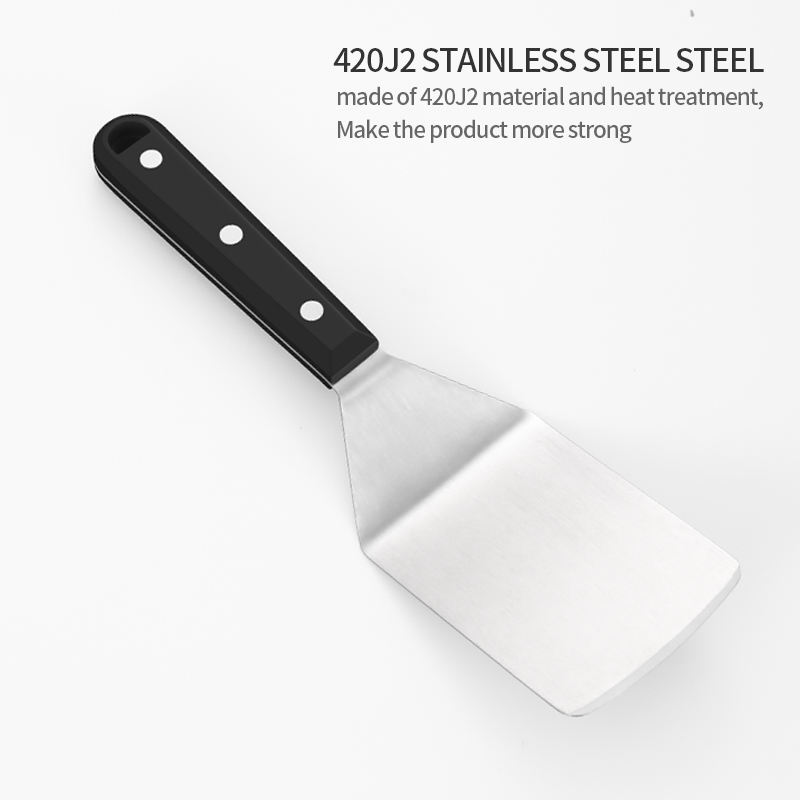 Paslanmaz çelik Kalbur spatula - Okonomiyaki Spatula incelemesi ve fiyatı