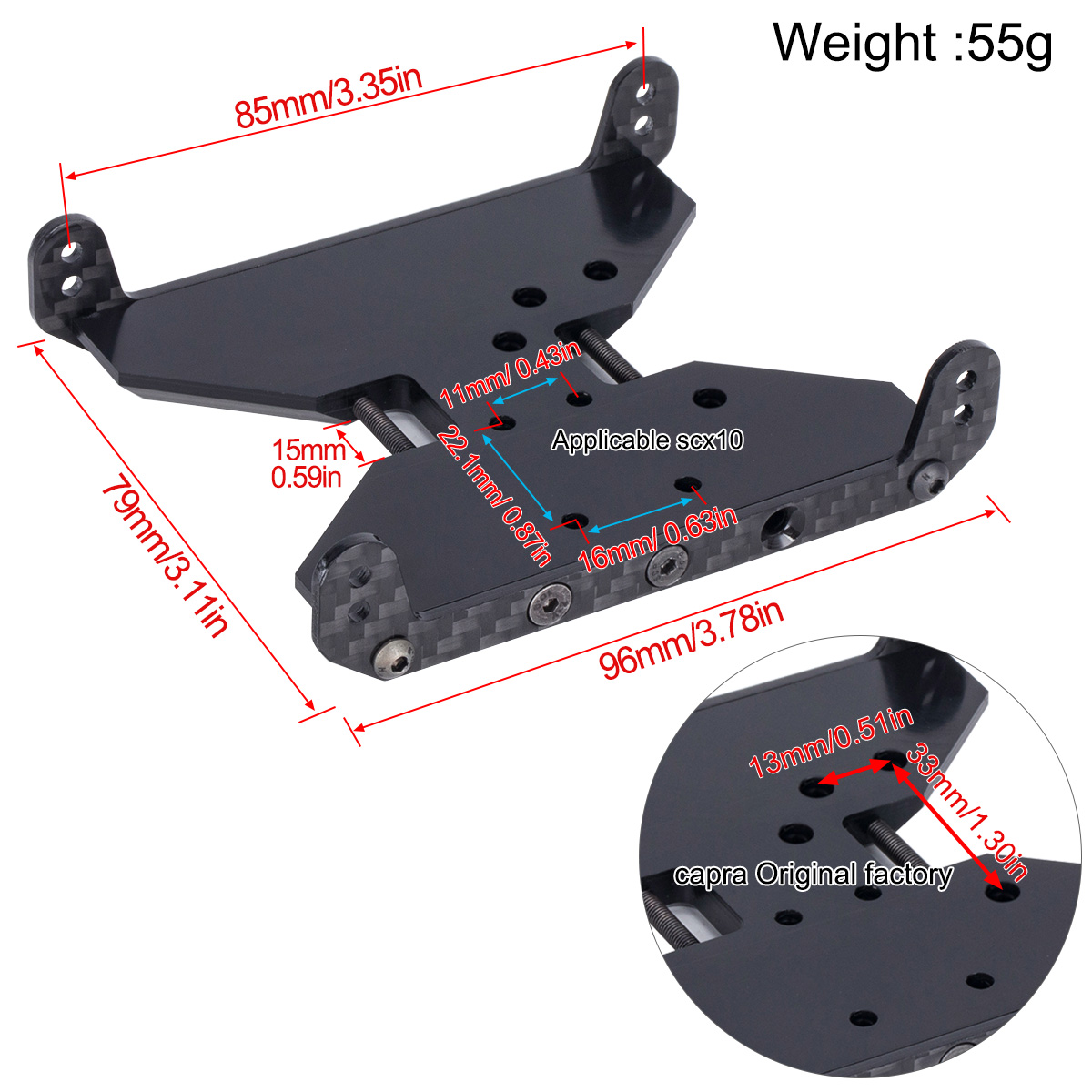 Karbon Fiber Şasi Kızak Plakas - Crepe Pan Carbon incelemesi ve fiyatı