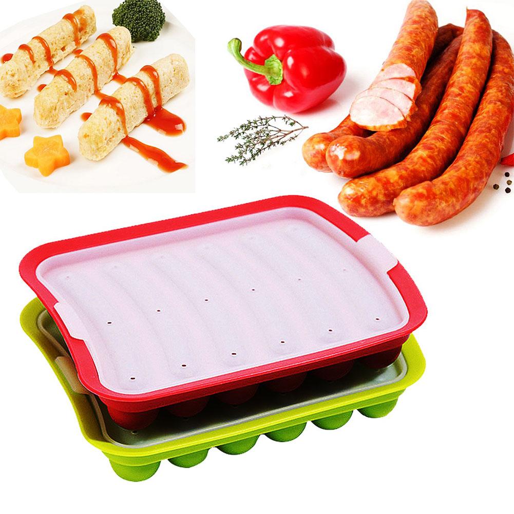 6 Bölmeli Silikon Sosis Kalıbı - Hot Dog Press incelemesi ve fiyatı