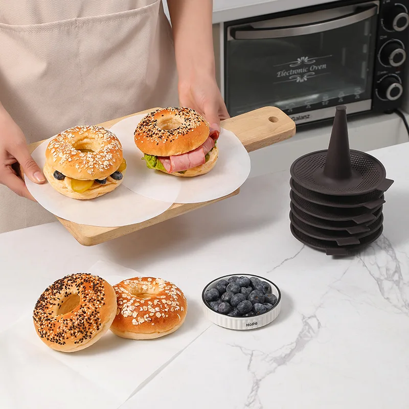 6 adet Bagel araçları silikon  - Donut Mold Silicone incelemesi ve fiyatı