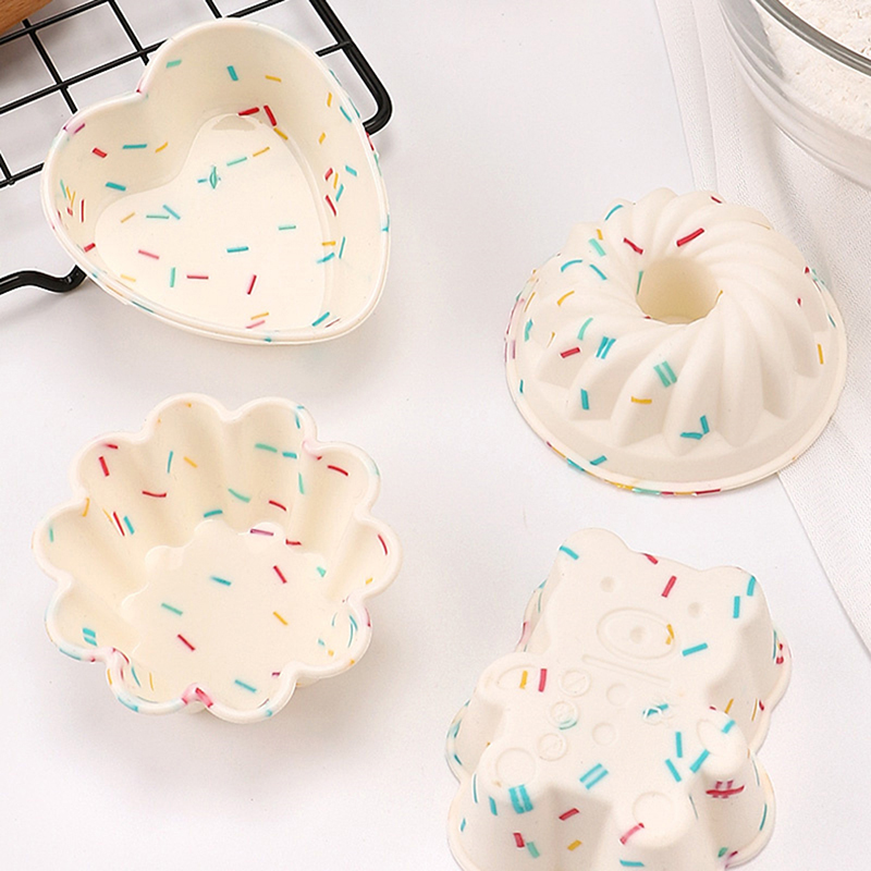 4 adet çörek çörek Cupcake Lin - Donut Mold Silicone incelemesi ve fiyatı