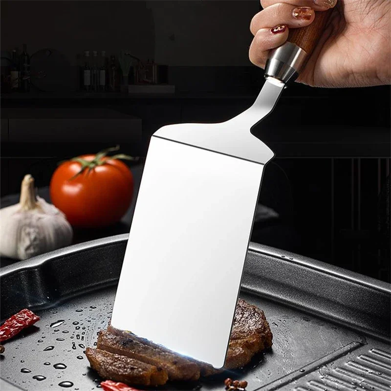 Paslanmaz Çelik Kare Kafa Bift - Okonomiyaki Spatula incelemesi ve fiyatı