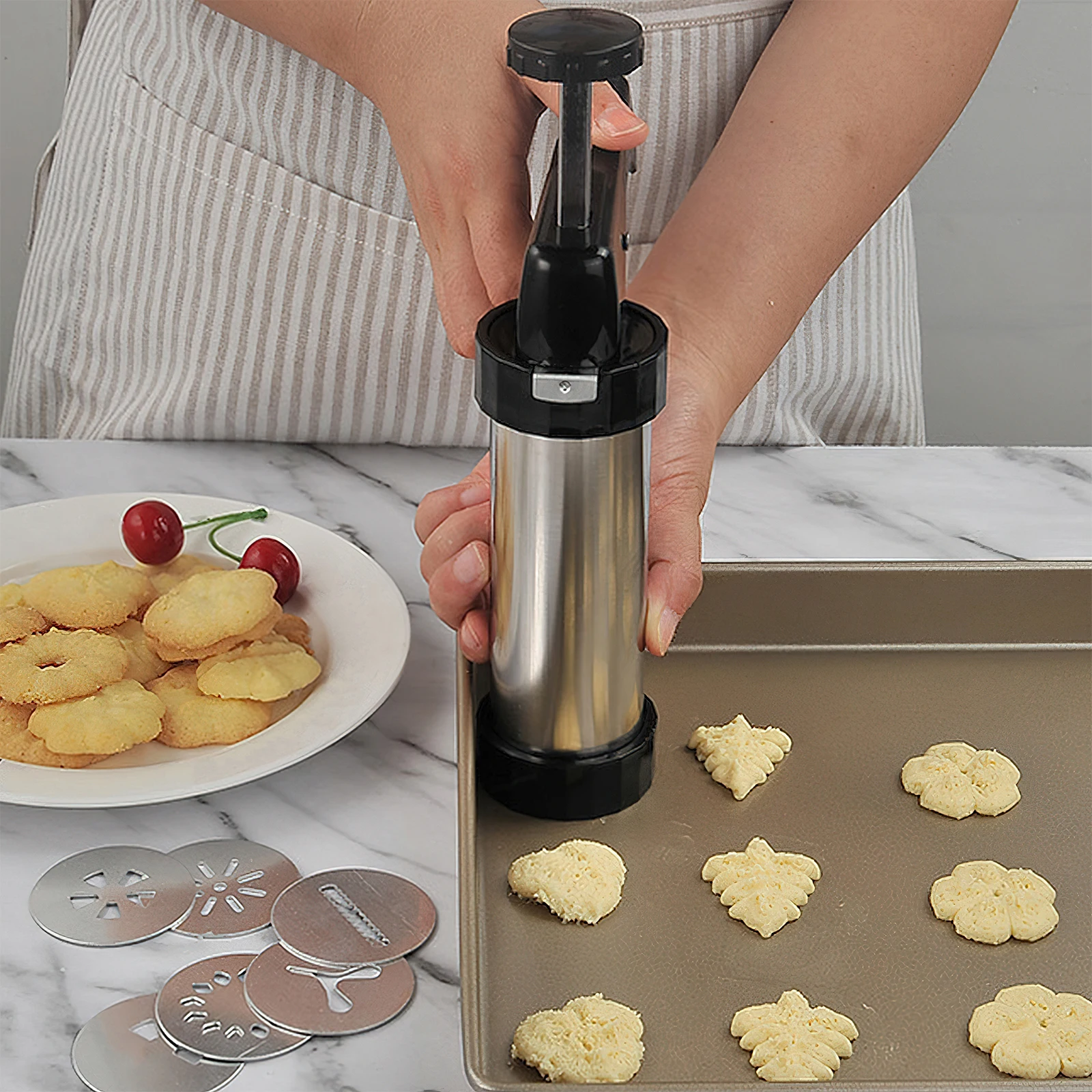 Noel Kurabiye Baskı Tabancası  - Churros Maker Gun incelemesi ve fiyatı