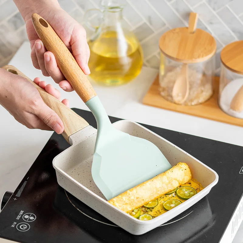 2 adet silikon Spatula geniş a - Okonomiyaki Spatula incelemesi ve fiyatı